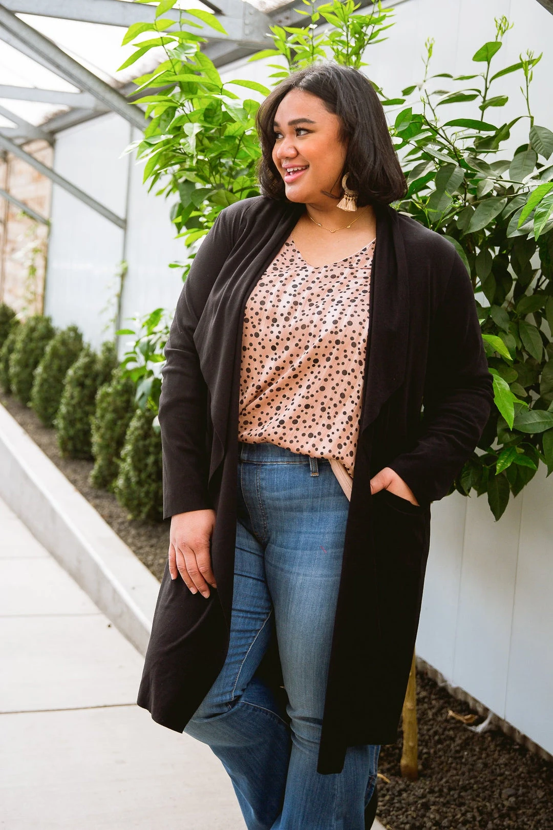 Ave Shops Lucky Break Jacket - Black Cardigan Sweater for Women | Stylish Outerwear 12 Ave Shops Lucky Break Jacket In Black Clothing