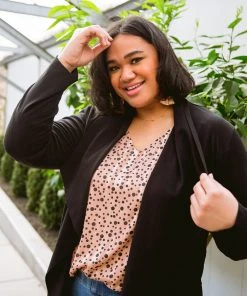 Ave Shops Lucky Break Jacket - Black Cardigan Sweater for Women | Stylish Outerwear 35 Ave Shops Lucky Break Jacket In Black Clothing