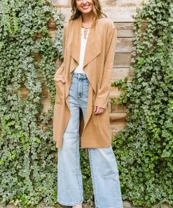 Ave Shops Clothing Lucky Break Jacket In Sand