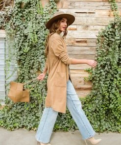 Ave Shops Clothing Lucky Break Jacket In Sand