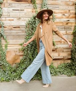 Ave Shops Clothing Lucky Break Jacket In Sand