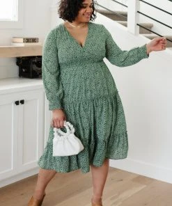 Ave Shops Lucky Day Dress - Stylish Green Dresses, Rompers & Jumpsuits for Women 33 Ave Shops Dresses, Rompers, Jumpsuits Lucky Day Dress In Green