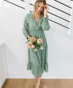 Ave Shops Lucky Day Dress - Stylish Green Dresses, Rompers & Jumpsuits for Women 30 Ave Shops Dresses, Rompers, Jumpsuits Lucky Day Dress In Green