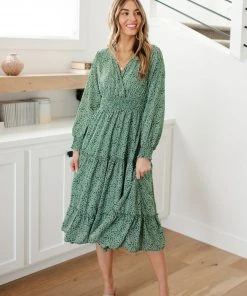 Ave Shops Lucky Day Dress - Stylish Green Dresses, Rompers & Jumpsuits for Women 23 Ave Shops Dresses, Rompers, Jumpsuits Lucky Day Dress In Green