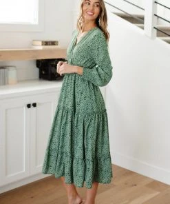 Ave Shops Lucky Day Dress - Stylish Green Dresses, Rompers & Jumpsuits for Women 26 Ave Shops Dresses, Rompers, Jumpsuits Lucky Day Dress In Green