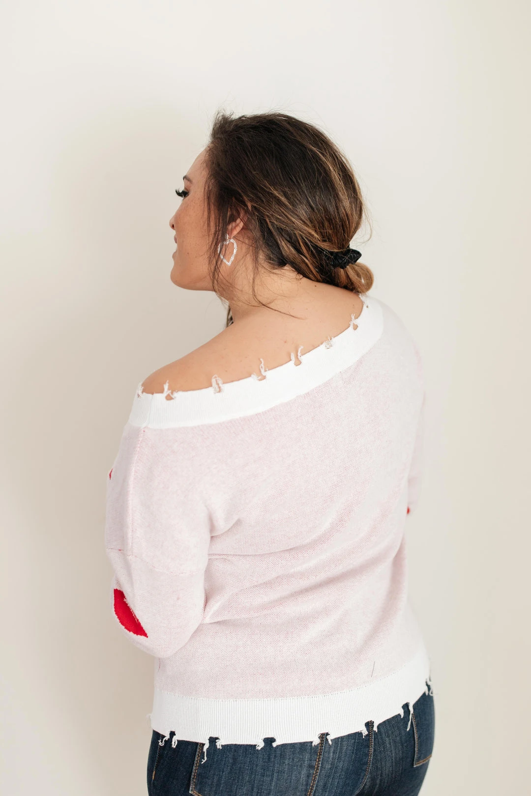 Ave Shops Women's Luscious Lips White Cardigan Sweater - Stylish Outerwear Top 16 Ave Shops Clothing Luscious Lips Top In White