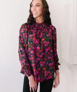 Ave Shops Clothing Lush In Floral Blouse