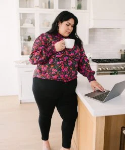 Ave Shops Clothing Lush In Floral Blouse