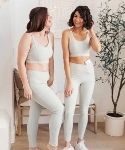Ave Shops Lux & Plush Sports Bra In Mist Lounge & Active Wear 38 Ave Shops Lux & Plush Sports Bra In Mist Lounge & Active Wear