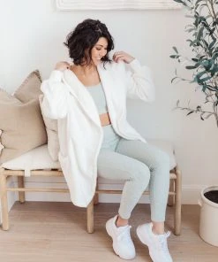 Ave Shops Cardigans, Sweaters, Outerwear At The Lodge Fuzzy Cardigan In Off White