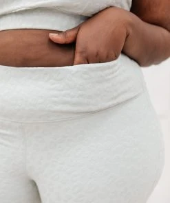 Ave Shops Lux & Plush Leggings In Mist