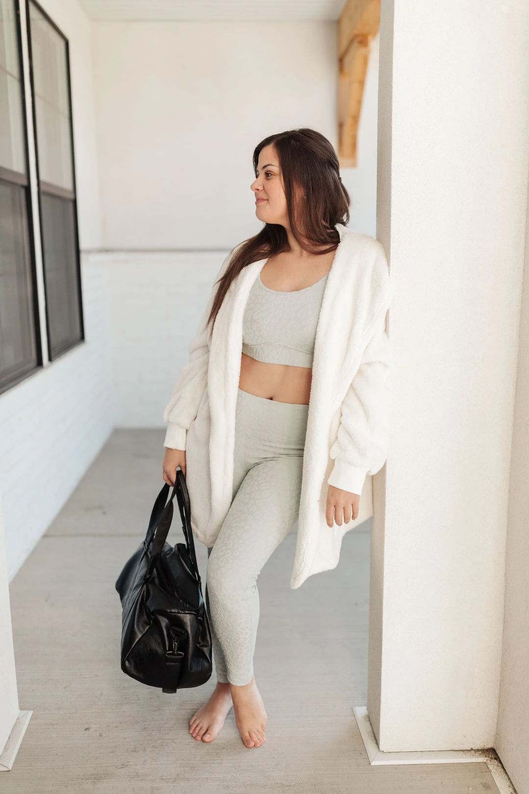 Ave Shops Lux & Plush Sports Bra In Mist Lounge & Active Wear 10 Ave Shops Lux & Plush Sports Bra In Mist Lounge & Active Wear