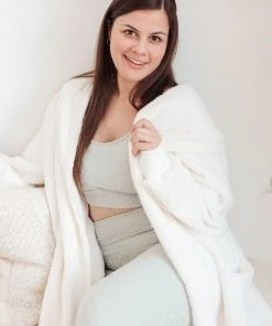 Ave Shops Lux & Plush Sports Bra In Mist Lounge & Active Wear 42 Ave Shops Lux & Plush Sports Bra In Mist Lounge & Active Wear