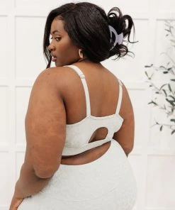 Ave Shops Lux & Plush Sports Bra In Mist Lounge & Active Wear 30 Ave Shops Lux & Plush Sports Bra In Mist Lounge & Active Wear