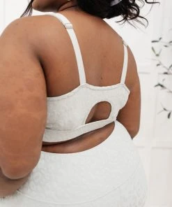 Ave Shops Lux & Plush Sports Bra In Mist Lounge & Active Wear 34 Ave Shops Lux & Plush Sports Bra In Mist Lounge & Active Wear