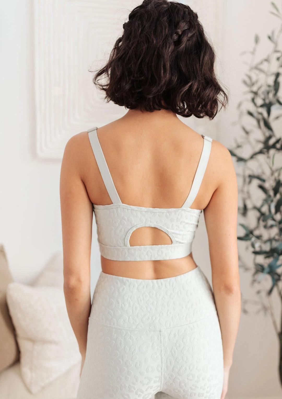 Ave Shops Lux & Plush Sports Bra In Mist Lounge & Active Wear 4 Ave Shops Lux & Plush Sports Bra In Mist Lounge & Active Wear