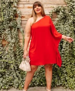 Ave Shops Dresses, Rompers, Jumpsuits Mallory Dress In Red