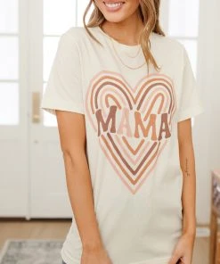 Ave Shops Clothing Mama Graphic Tee - Stylish Short Sleeve Top for Women 31 Ave Shops Clothing Mama Graphic Tee
