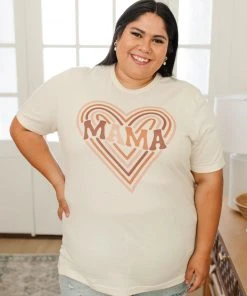 Ave Shops Clothing Mama Graphic Tee - Stylish Short Sleeve Top for Women 34 Ave Shops Clothing Mama Graphic Tee