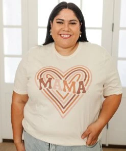 Ave Shops Clothing Mama Graphic Tee - Stylish Short Sleeve Top for Women 37 Ave Shops Clothing Mama Graphic Tee