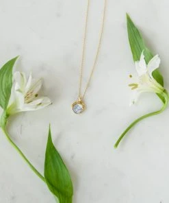 Ave Shops Marbled Stone Necklace New Arrivals