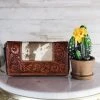 Bbags Marley Cowhide Tooled Zip Wallet