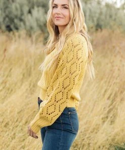 Ave Shops Marley Cropped Sweater Cardigans, Sweaters, Outerwear