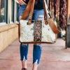 Myra Marvelous Cowhide Small Duffle Handbag >> MEGA SALE <<