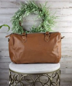 Myra Marvelous Cowhide Small Duffle Handbag - MEGA SALE - Stylish & Durable Travel Bag -The Cinchy Cowgirl Store MarvelousCowhideSmallDuffleHandbag 1080x