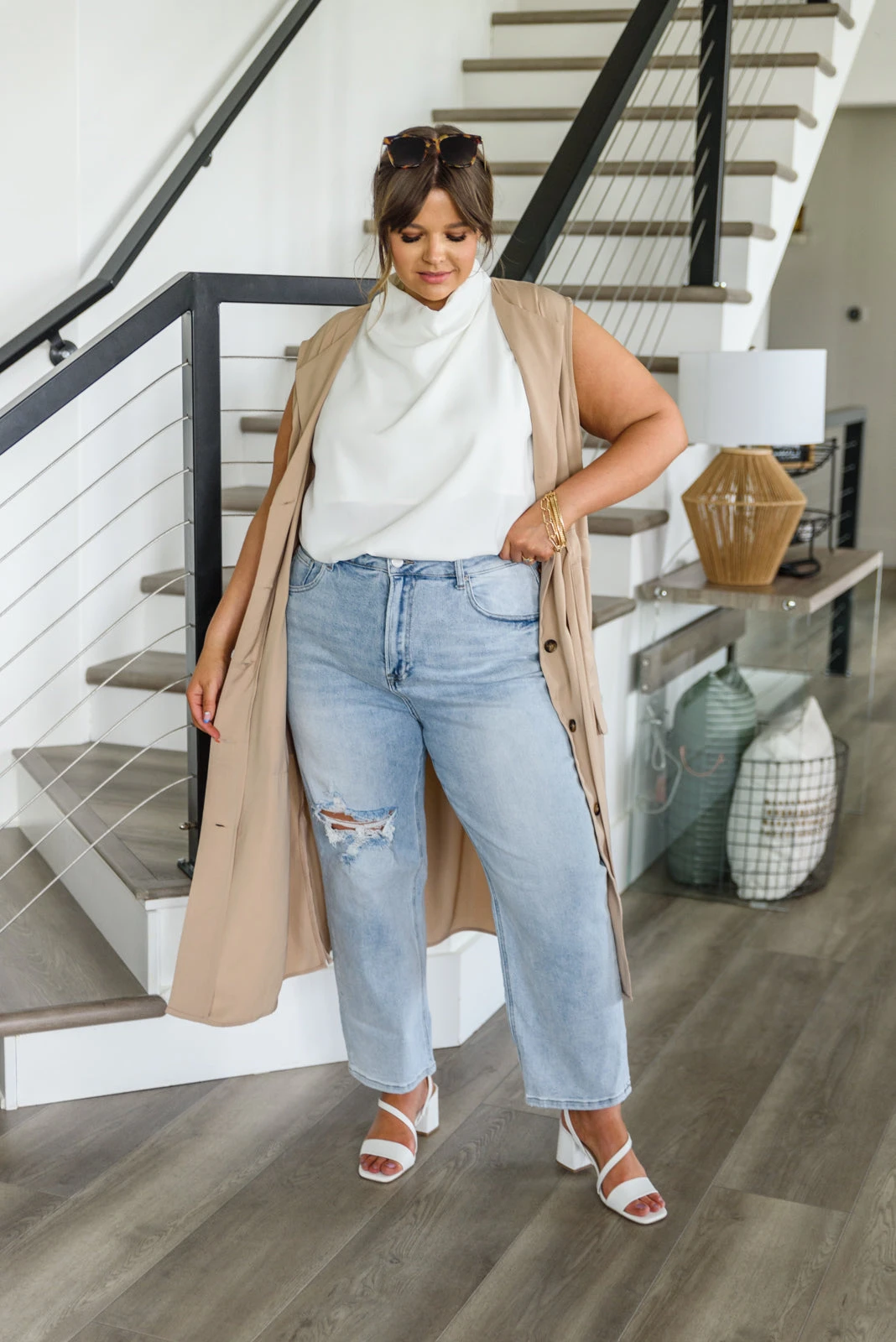 Ave Shops New Arrivals Meet Me At My Place White Top | Short Sleeve Tops for Women 5 Ave Shops New Arrivals Meet Me At My Place Top In White