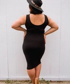 Ave Shops Dresses, Rompers, Jumpsuits Meet Me In The Middle Dress In Black