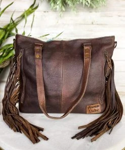 American Darling Handbags & Wallets Metallic Teal Splatter Cowhide Conceal Carry Crossbody Handbag