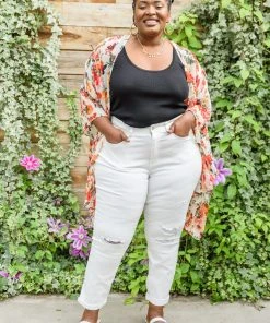 Ave Shops Mid-Rise Boyfriend Destroyed White Jeans | New Arrivals | Women's Clothing 23 Ave Shops Mid-Rise Boyfriend Destroyed White Jeans New Arrivals