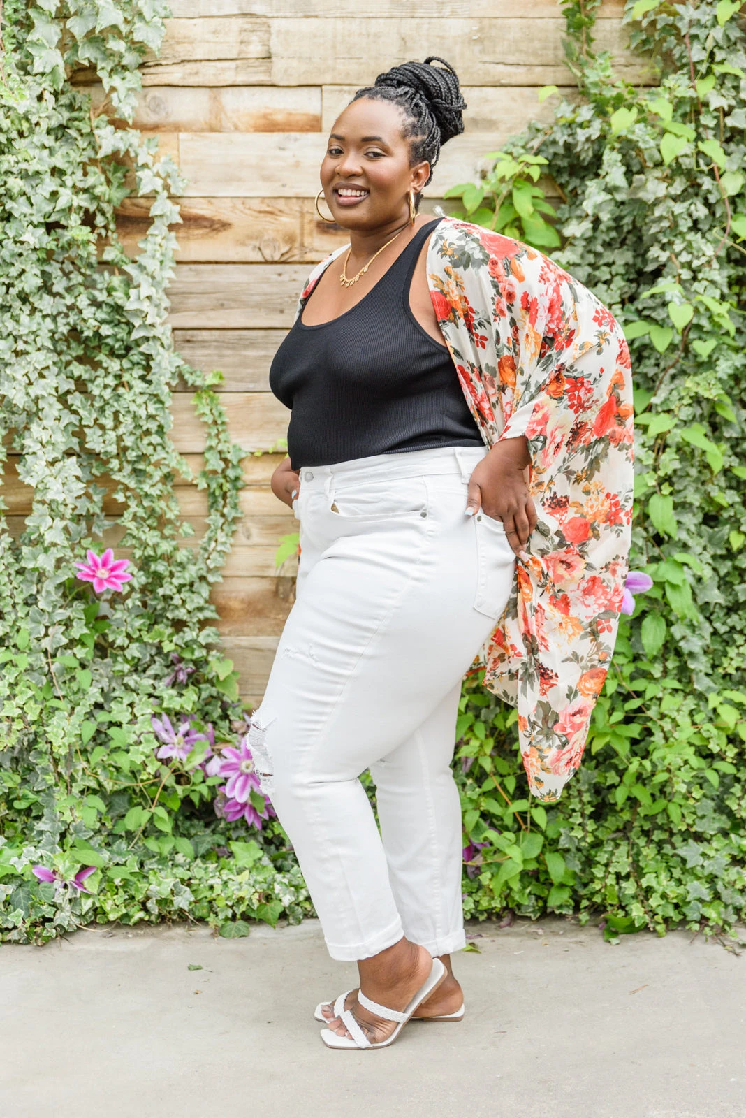 Ave Shops Mid-Rise Boyfriend Destroyed White Jeans | New Arrivals | Women's Clothing 10 Ave Shops Mid-Rise Boyfriend Destroyed White Jeans New Arrivals