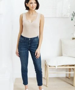 Ave Shops Mid-Rise Relaxed Fit Mineral Wash Jeans