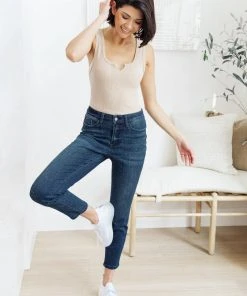 Ave Shops Mid-Rise Relaxed Fit Mineral Wash Jeans