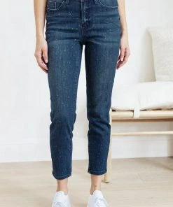 Ave Shops Mid-Rise Relaxed Fit Mineral Wash Jeans