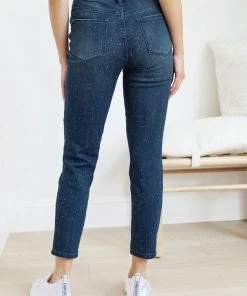 Ave Shops Mid-Rise Relaxed Fit Mineral Wash Jeans