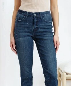 Ave Shops Mid-Rise Relaxed Fit Mineral Wash Jeans