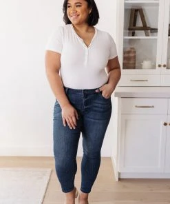 Ave Shops Mid-Rise Relaxed Fit Mineral Wash Jeans