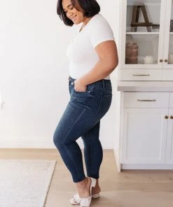 Ave Shops Mid-Rise Relaxed Fit Mineral Wash Jeans