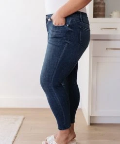 Ave Shops Mid-Rise Relaxed Fit Mineral Wash Jeans
