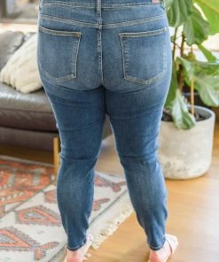 Ave Shops Mid-Rise Skinny Jeans