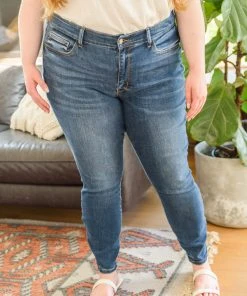 Ave Shops Mid-Rise Skinny Jeans