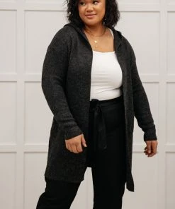 Ave Shops Clothing Mila Cardigan In Charcoal