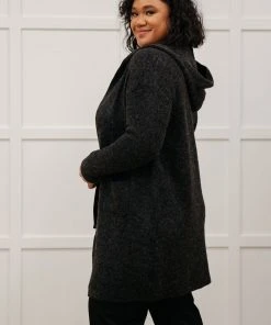 Ave Shops Clothing Mila Cardigan In Charcoal