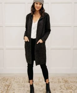 Ave Shops Clothing Mila Cardigan In Charcoal