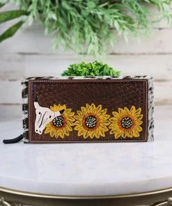 Myra Miley Tooled Cowhide Wallet