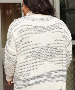 Ave Shops Missin The Sea Sweater In Ivory/Blue