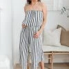 Ave Shops Dresses, Rompers, Jumpsuits Modern Stripes Sleeveless Jumpsuit